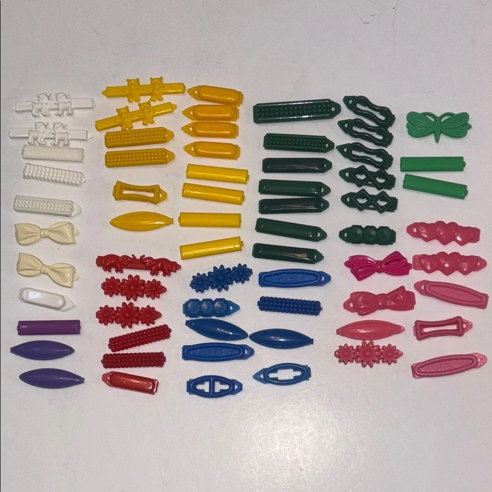 GOODY Vintage Snap-Tight Kiddie Barrettes 1980s Vintage Plastic barrettes
